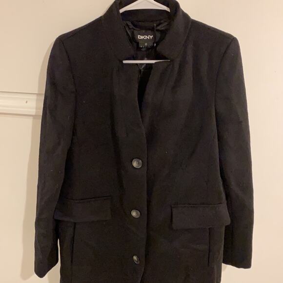NWT DKNY Coat women BLACK SIZE SMALL - Picture 4 of 10